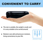 Hoewina 6PCS Retainer Cases Container with Vent Holes, Denture Case