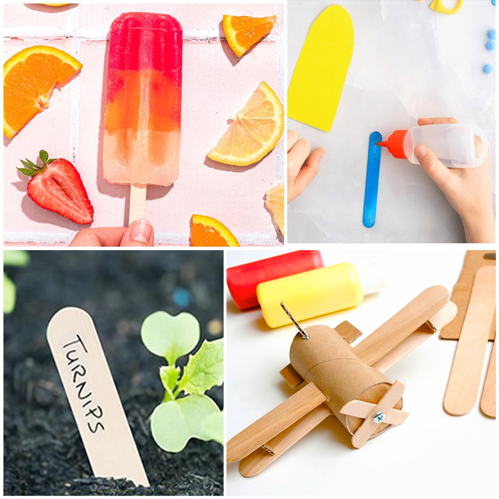 EWVVSS 4 Styles 500 Pcs Waxing Sticks Assorted Wax Applicator Sticks For Body Legs Face With Small Medium Large Sizes Wood Popsicle Sticks For Waxing Or Wood Craft Sticks