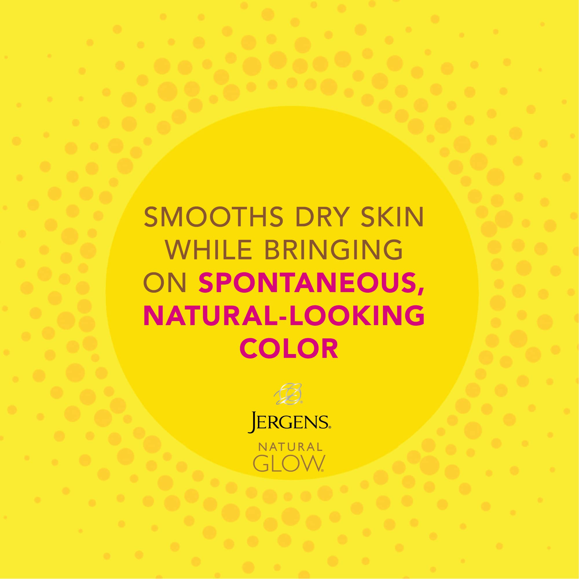 Jergens Natural Glow Instant Tanning Moisturizer, Light Bronze, 6 fl oz | Instant Bronze Color, Natural-Looking Tan, Lightweight Formula, Streak-Free Application, Sunless Glow