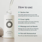 Nutrafol Women's Hair Serum, Supports Visibly Thicker and Stronger Hair, Vegan, Lightweight and Fast-Absorbing.