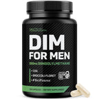 DIM Supplement for Men 300mg, Estrogen Blocker & Aromatase Inhibitor, 60 Ct | Extra Strength Men’s Hormone Balance & Fitness Booster, Diindolylmethane Plus CDG & Broccoli Floret, Gluten-Free, 60 Capsules