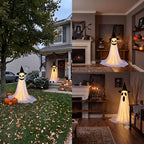 2‑Pack 63" Halloween Decorations Outdoor Indoor with Remote Control