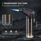 Torch Lighter, 5 Pack, Butane Lighters, Windproof Butane Refillable Jet Torch Flame Gas Lighter, Multi Utility Lighters for Candles Fireplaces Campfires BBQ Grill Pilot Lights (Without Fuel)