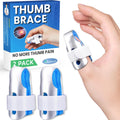 Thumb Brace (2 Pack) Trigger Thumb Splint, Thumb Cast for Pain Relief