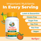 MARYRUTH'S Lutein Gummies with Zeaxanthin, 30 Count, Eye Health