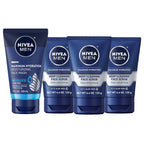 NIVEA MEN Maximum Hydration Face Wash, Provitamin B5 and Aloe Vera, 5 FL OZ | Hydrating Face Wash for Men, Provitamin B5 and Aloe Vera, Refreshes and Cleanses without Drying, Dermatologically Tested