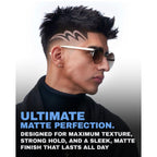 L3 Level 3 Matte Hair Putty for Men and Women, Styling Clay, 5 oz | Texture clay, matte clay finish, flexible medium hold, reworkable styling paste, adds definition and natural texture
