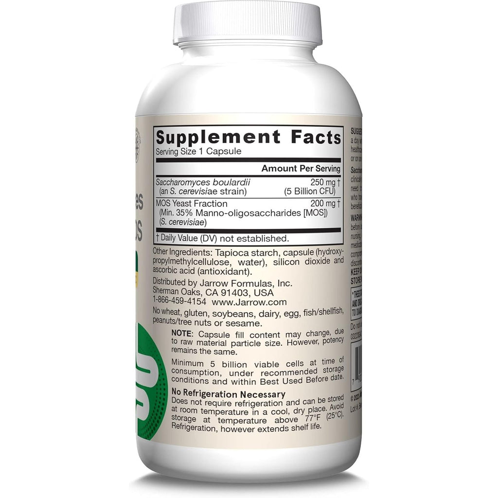 Buy now Jarrow Formulas Saccharomyces Boulardii Probiotics + MOS 5 Billion CFU Probiotic Yeast for Intestinal Health Support, Gut Health Supplements for Women and Men, 90 Veggie Capsules, 90 Day Supply at indiglob india