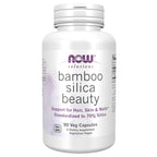Buy now NOW Foods Solutions, Bamboo Silica Beauty, Support for Hair, Skin & Nails, Standardized to 70% Silica, 90 Veg Capsules at indiglob india