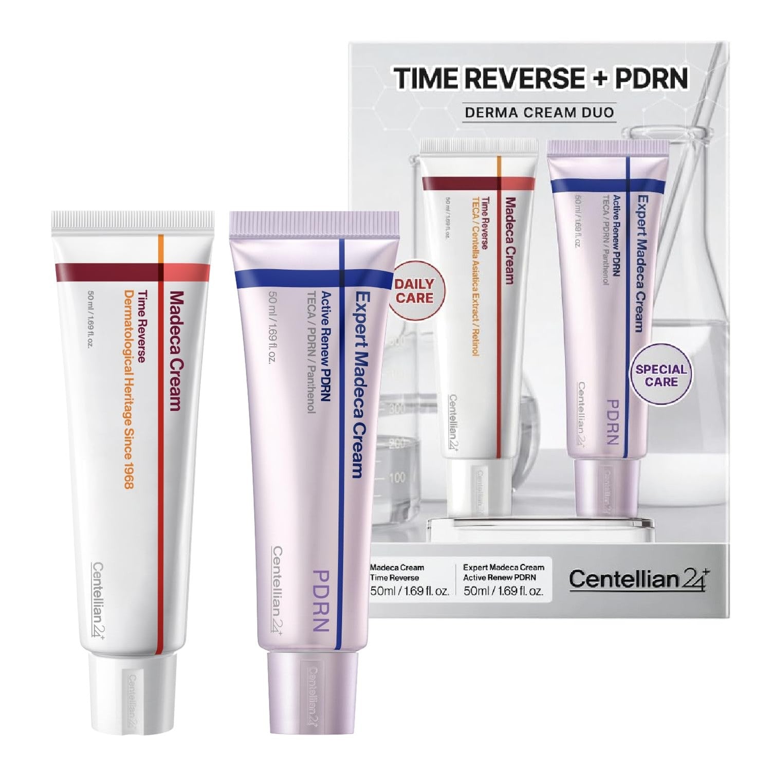 CENTELLIAN 24 Madeca Cream Time Reverse - Korean Firming Face Moisturizer | Anti-Aging Formula with TECA and Centella for Elasticity, Deep Hydration and Skin Barrier Care, 1.69 fl oz