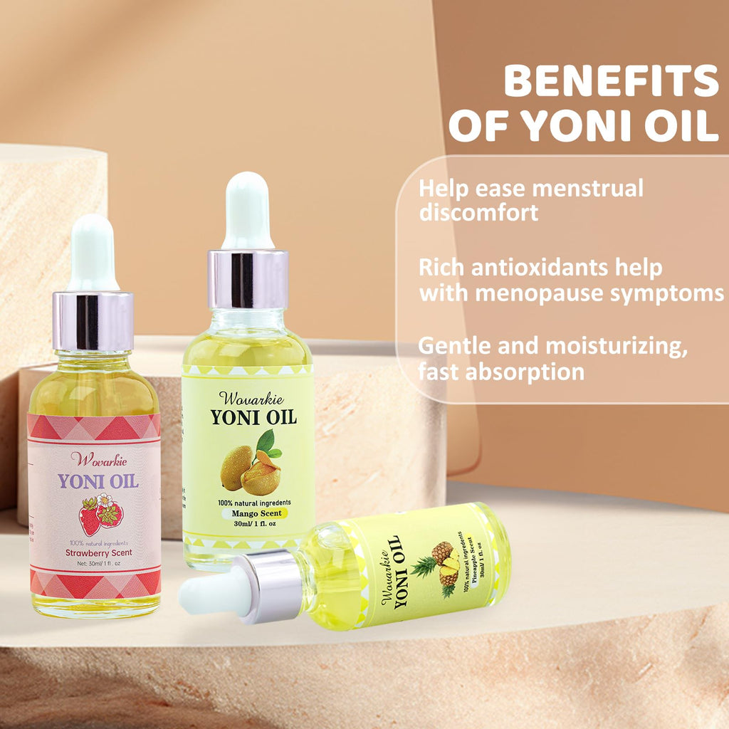 Yoni Oil for Women, 100% Natural Feminine Oil Intimate Deodorant for Women
