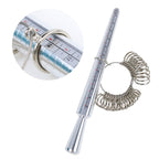 NIUPIKA Ring Sizer Measuring Tool Ring Mandrel Ring Measurer Ring Sizing Kit Measure Finger Size Measurement Tool Set Metal Gauge US Size 1-13 Jewelry Sizers Kit of 27 Pieces