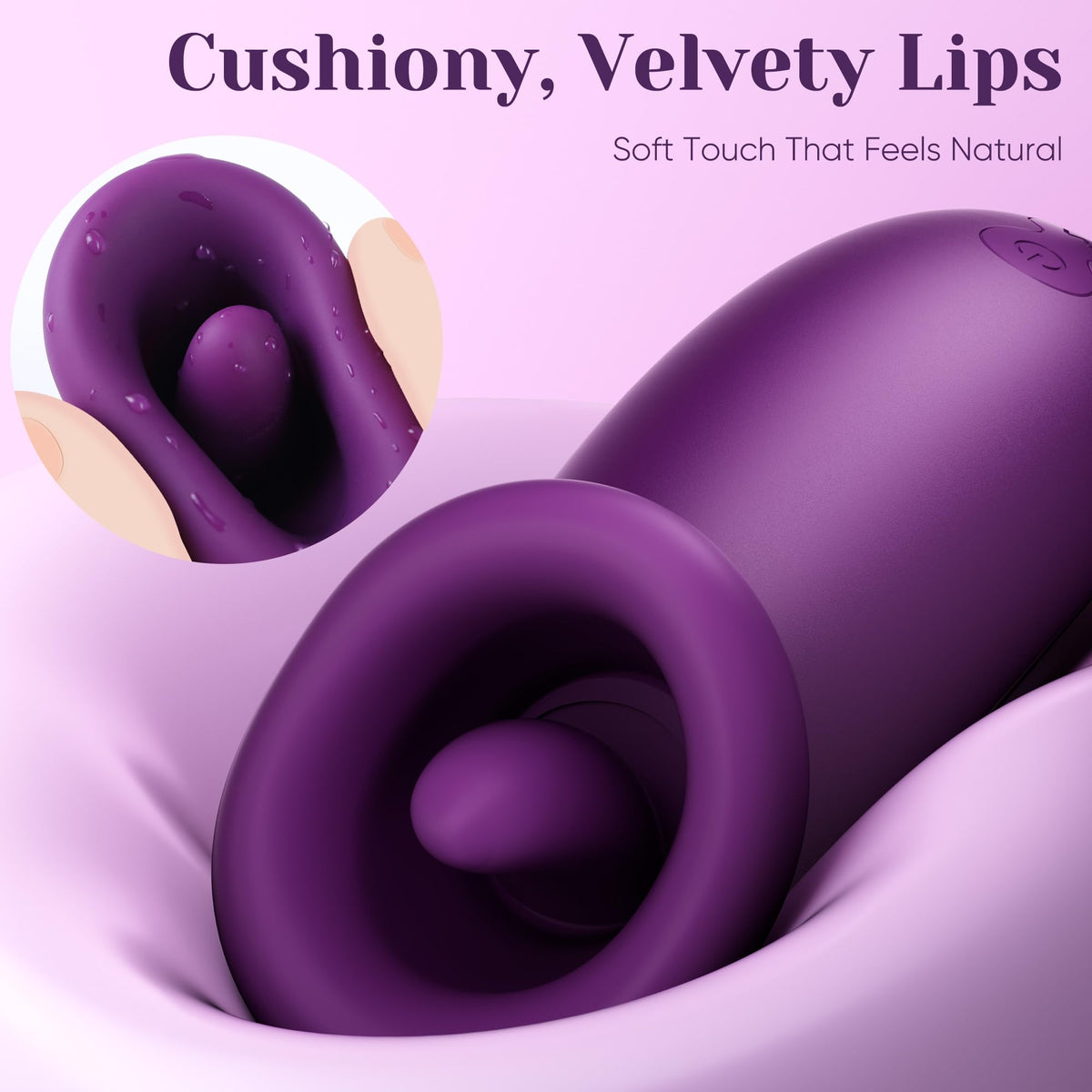 Realistic Tongue Vibrator with Licking Motion - Quiet, Waterproof
