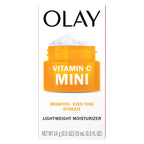 Olay Vitamin C Face Moisturizer, Brightening Cream for Women, Trial Size, Evens Tone, Dark Spot & Hyperpigmentation Reduction, Glowing Skin Care - Niaciniamide, Lactic Acid, 0.5 Oz
