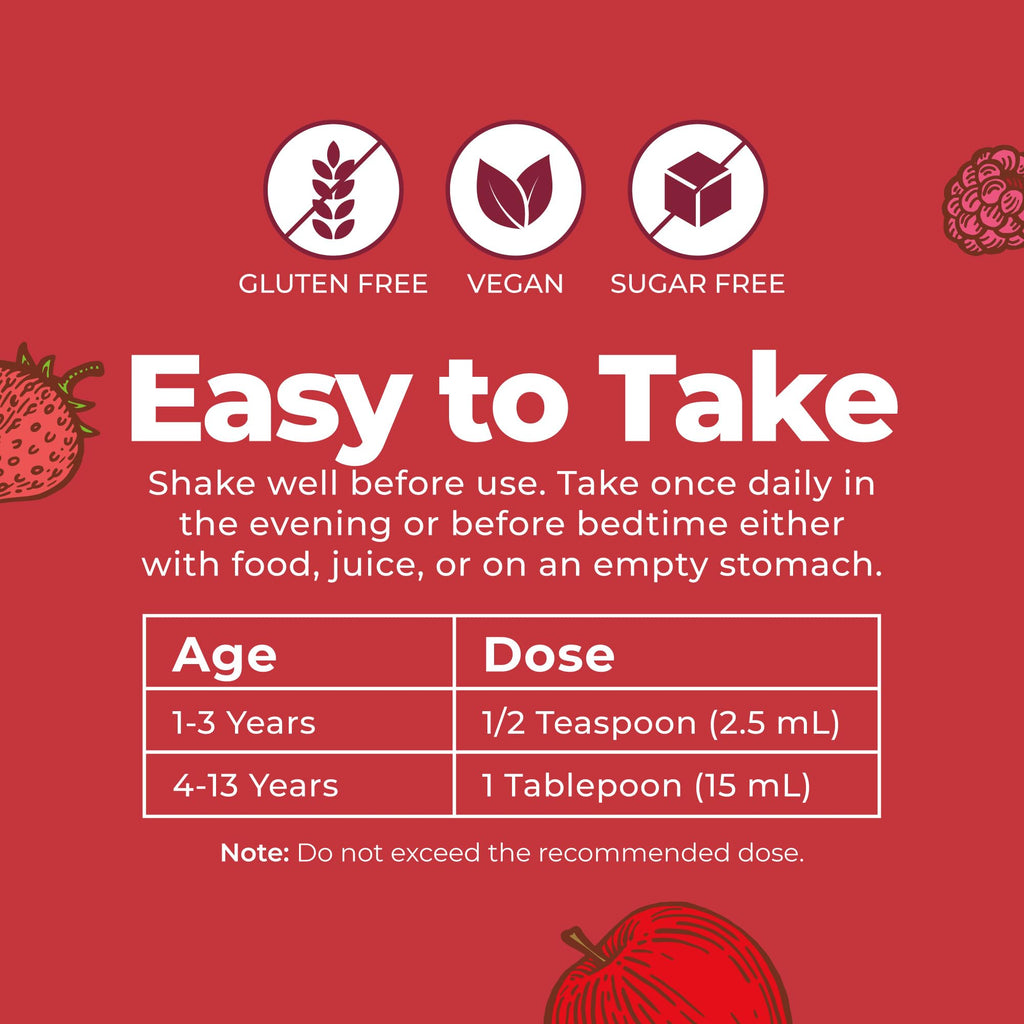 MARYRUTH'S Kids Liquid Morning Multivitamin for Kids, Sugar Free, 15.22oz