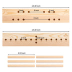 SACATR Bow Maker for Ribbon for Wreaths, Wooden Ribbon Bow Maker Tool