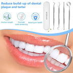Dental Tools, Professional Plaque Remover Teeth Cleaning Tool Kit, Stainless Steel Dental Pick Tartar Scraper Tooth Cleaner, Oral Care Hygiene Set for Dentist Personal Pets with Storage Box