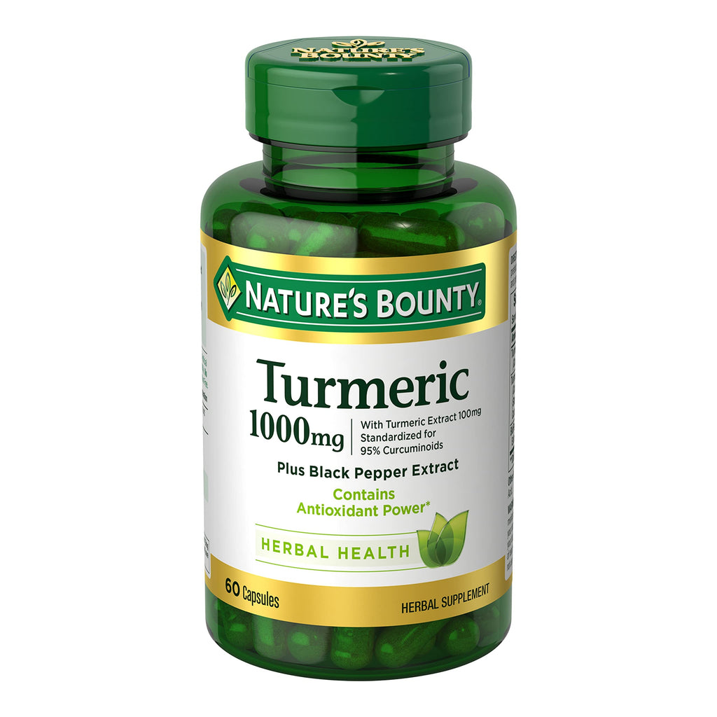 Nature's Bounty Turmeric with Black Pepper Extract, 60 Capsules