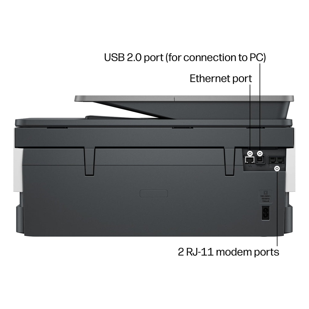 HP OfficeJet Pro 8139 Wireless All-in-One Color Inkjet Printer, Print, Scan, Copy, Fax, ADF, Duplex Printing Best-for-Home-Office, 1 Year Trial of Instant Ink Included, AI-Capable (C2VK3A)