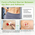 Carbou Skin Barrier Wipes, 100Pcs Skin Prep Wipes for Ostomy