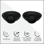 Buy now Super Sunnies Slim Flex UV Eye Protection FDA Compliant Eyeshields Individual Tanning Bed Goggles, Red Light Therapy Glasses at indiglob india