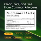 NatureBell Citicoline 500mg - 120 Capsules - Brain Function Support for Adults - Memory & Focus Aid with CDP Choline & Tyrosine - Fast-Absorbing Formula* - Non-GMO & Gluten-Free