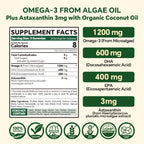 VEETAGYO Vegan 1200mg Omega 3 Gummies 60Cts