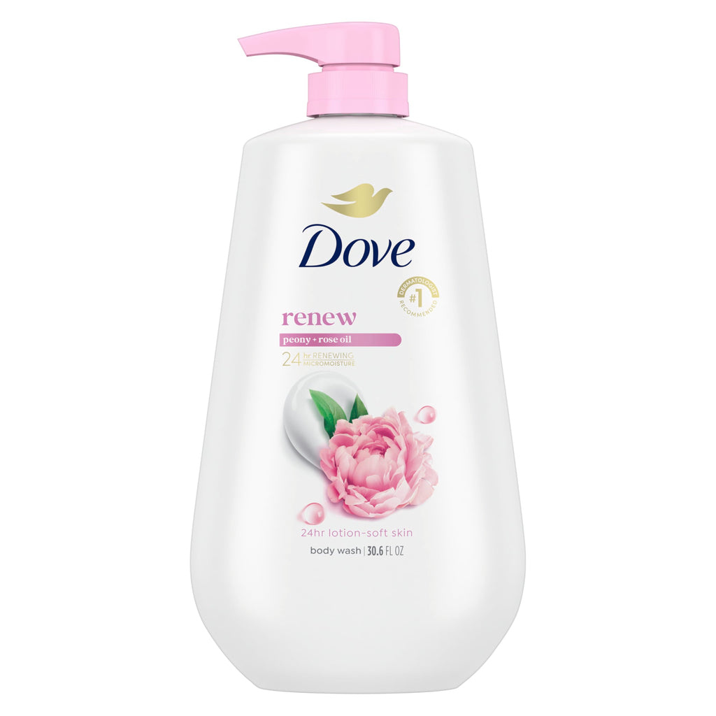 Dove Body Wash Cherry & Chia Milk 30.6 oz Pump, Sulfate Free | Dove Cherry & Chia Milk Body Wash hydrates skin with juicy cherry scent and MicroMoisture technology.