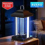 Bug Zapper Outdoor, Dual Wavelength UV 50000H Lifespan & Dual LED Lamps, 1/2 Acre Coverage, 5 Zaps/Sec, 4200V Electric Mosquito Zapper, IPX4 Waterproof Fly Trap for Indoor Patio Backyard