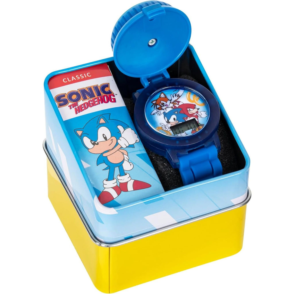 Buy now Accutime Sonic The Hedgehog Kids' SNC4020 Digital Display Quartz Blue Watch at indiglob india