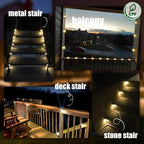 Buy now SOLPEX Solar Deck Lights Outdoor 16 Pack, Solar Step Lights Waterproof Led Solar lights for Outdoor Stairs, Step , Fence, Yard, Patio, and Pathway(Warm White) at indiglob india