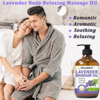 Massage Oil for Massage Therapy,Lymphatic Drainage-Ginger Oil Sore Muscle Arnica Oil&Lavender Oil Relaxing Massage Oils for Date Night,Massage Ball,Body Oil for Women,Mens Gifts,Birthday Gifts for Men