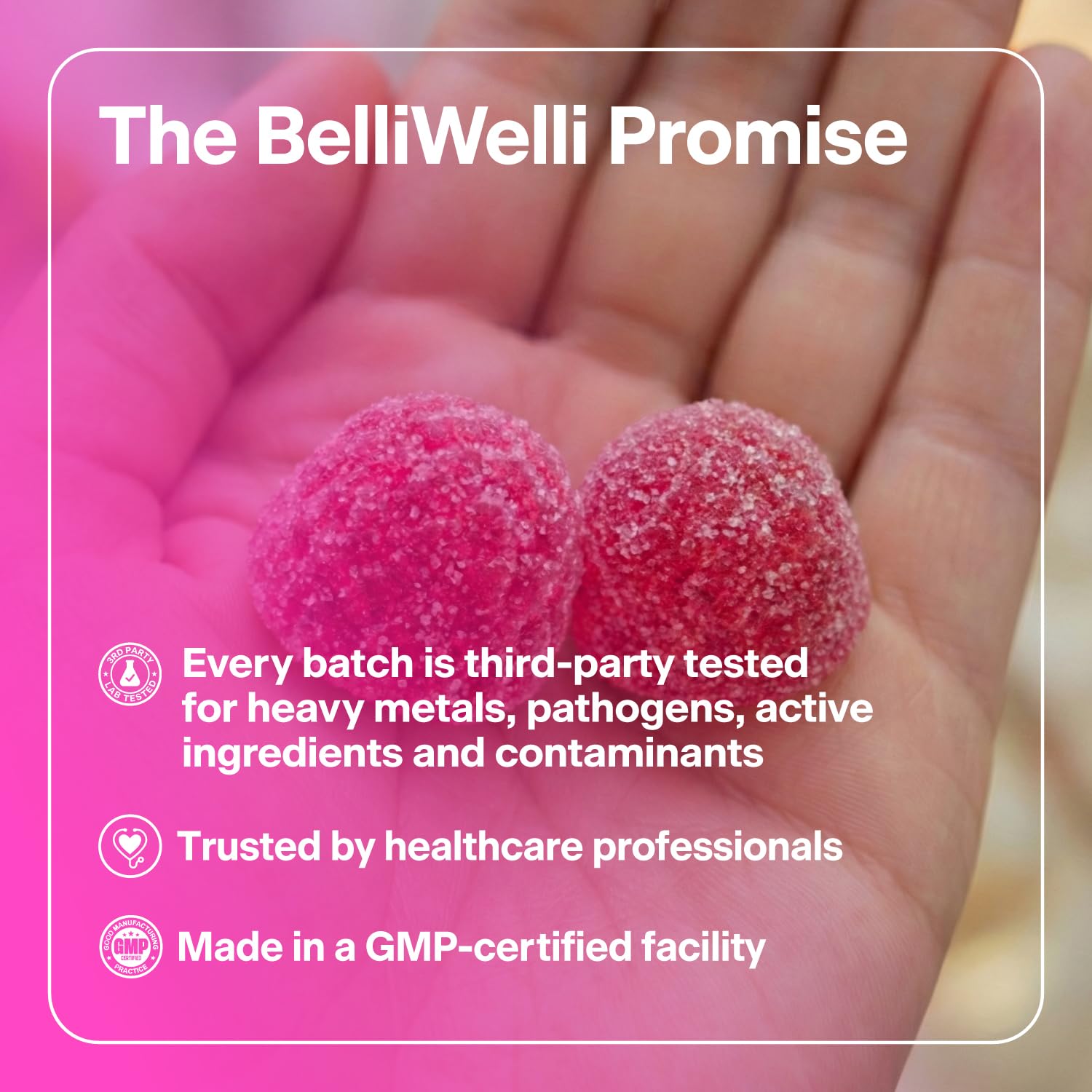 Belli Welli Fiber Gummies for GLP-1 Support - Watermelon - Tapioca Prebiotic Fiber Gummy - Digestive Health & Regularity for Women, Men, Kids - 120CT