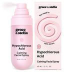 grace & stella Hypochlorous Acid Spray for Face - Acne Spray - Gentle Face Mist to Calm Redness, Flare-Ups, Breakouts, Body Acne, Bacne - Soothing Facial Mist for Sensitive Skin (120ml/4 fl oz)