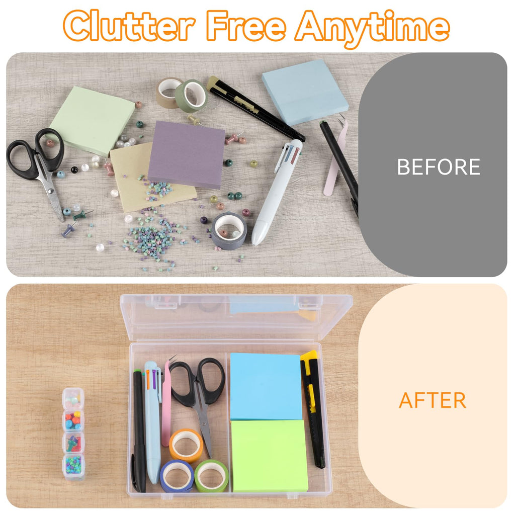 Rolett 56 Grids Bead Storage Containers with 110Pcs Label Stickers