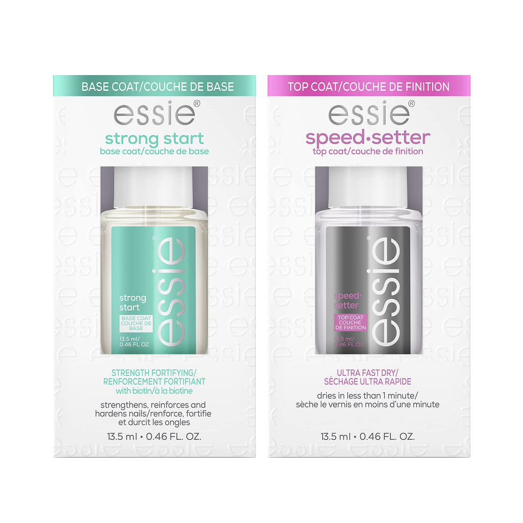 Buy now essie All-In-One Base Coat + Top Coat + Strengthener Nail Polish, 0.46 Ounces (Packaging May Vary) at indiglob india