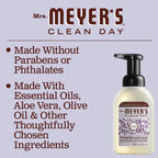 MRS. MEYER'S CLEAN DAY Foaming Hand Soap, Lavender Scent, 10 Ounce Bottle
