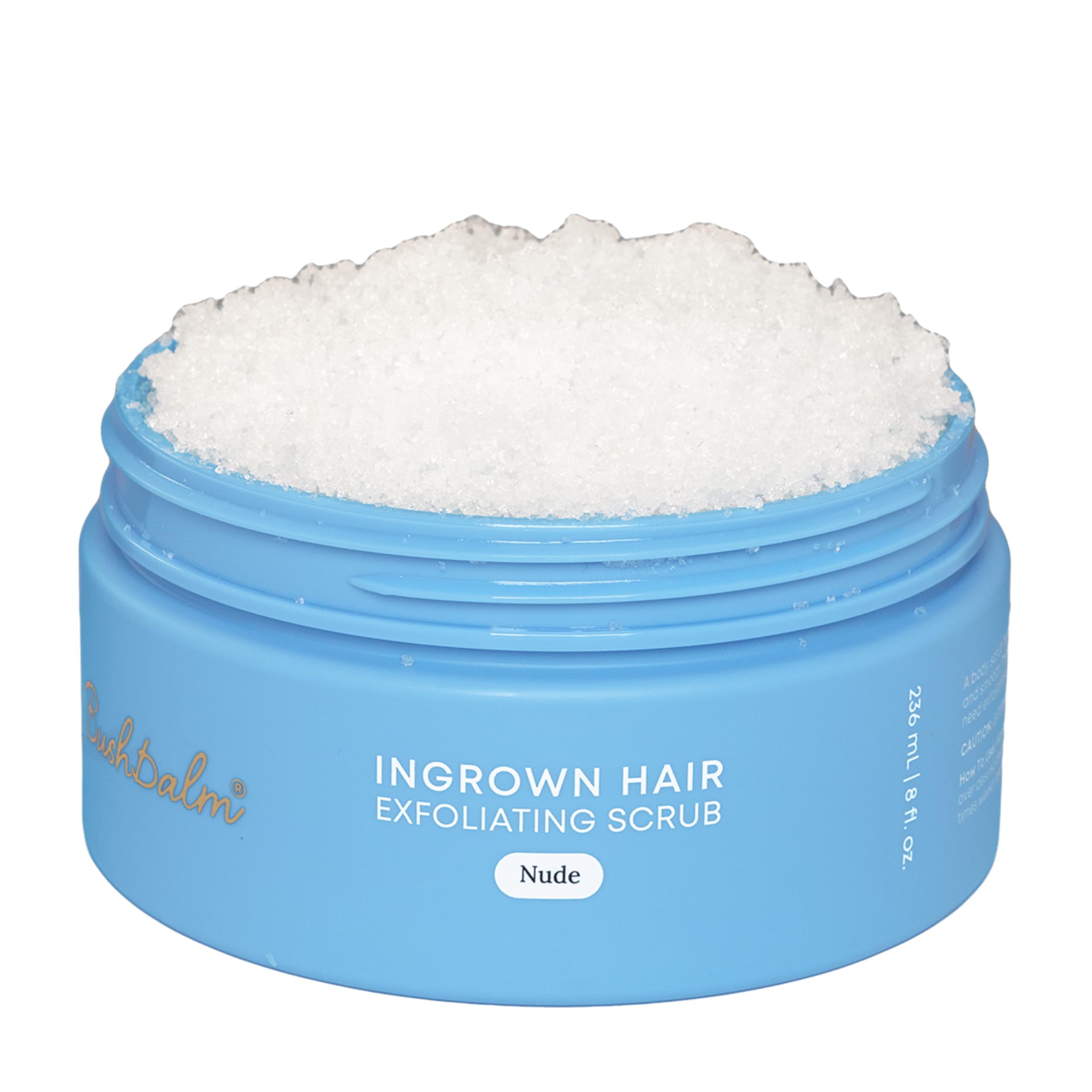 Bushbalm Dark Spot Exfoliating Body Scrub - Bermuda, 236ml | Brightening & Exfoliating Sugar Scrub for Dark Spots & Uneven Skin Tone. Formulated with Naturally-Derived Ingredients
