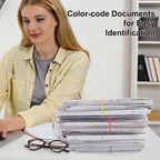 Decymis Large Rubber Bands Heavy Duty, 120 Pcs, 7 Inch, Office Supplies