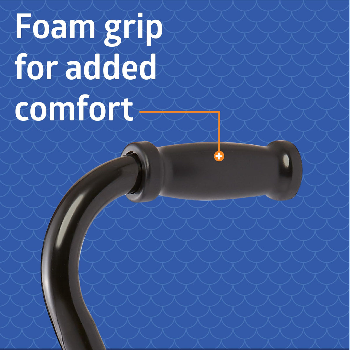 Medline Aluminum Quad Cane with Small Base, 300 lb Capacity, for Balance, Knee Injuries, Leg Surgery Recovery & Mobility, Portable, Sturdy Walking Aid for Seniors & Adults