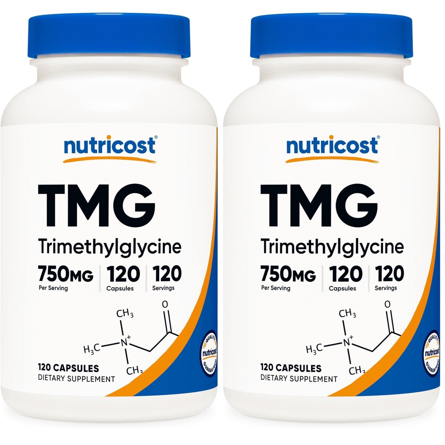 Nutricost TMG (Trimethylglycine) 750mg, 120 Capsules