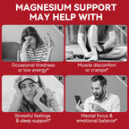 Magnesium Glycinate Gummies (Raspberry) 600mg, Sugar Free with Magnesium L-Threonate, Calcium, Potassium, Vitamin D3, B6 & CoQ10, High Absorption Support for Relaxation,Muscles & Energy, 120 Count