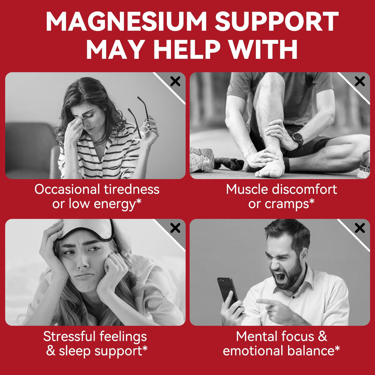 Magnesium Glycinate Gummies (Raspberry) 600mg, Sugar Free with Magnesium L-Threonate, Calcium, Potassium, Vitamin D3, B6 & CoQ10, High Absorption Support for Relaxation,Muscles & Energy, 120 Count