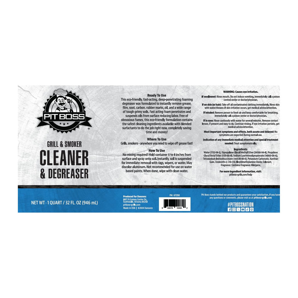 Pit Boss 67290 Smoker Cleaner Grill Tool, Green
