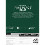 Buy now Starbucks K-Cup Coffee Pods, Medium Roast Hot or Iced Coffee, Pike Place Roast, 96 Keurig Pods at indiglob india