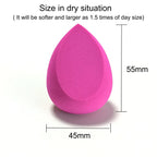 RockFancy Makeup Sponge with Low Absorption and Flawless Finish, Latex Free PU with Wet Dry Use for Foundation, Concealer and Contour, Ideal for Liquid, Cream and Powder for a Smooth Complexion