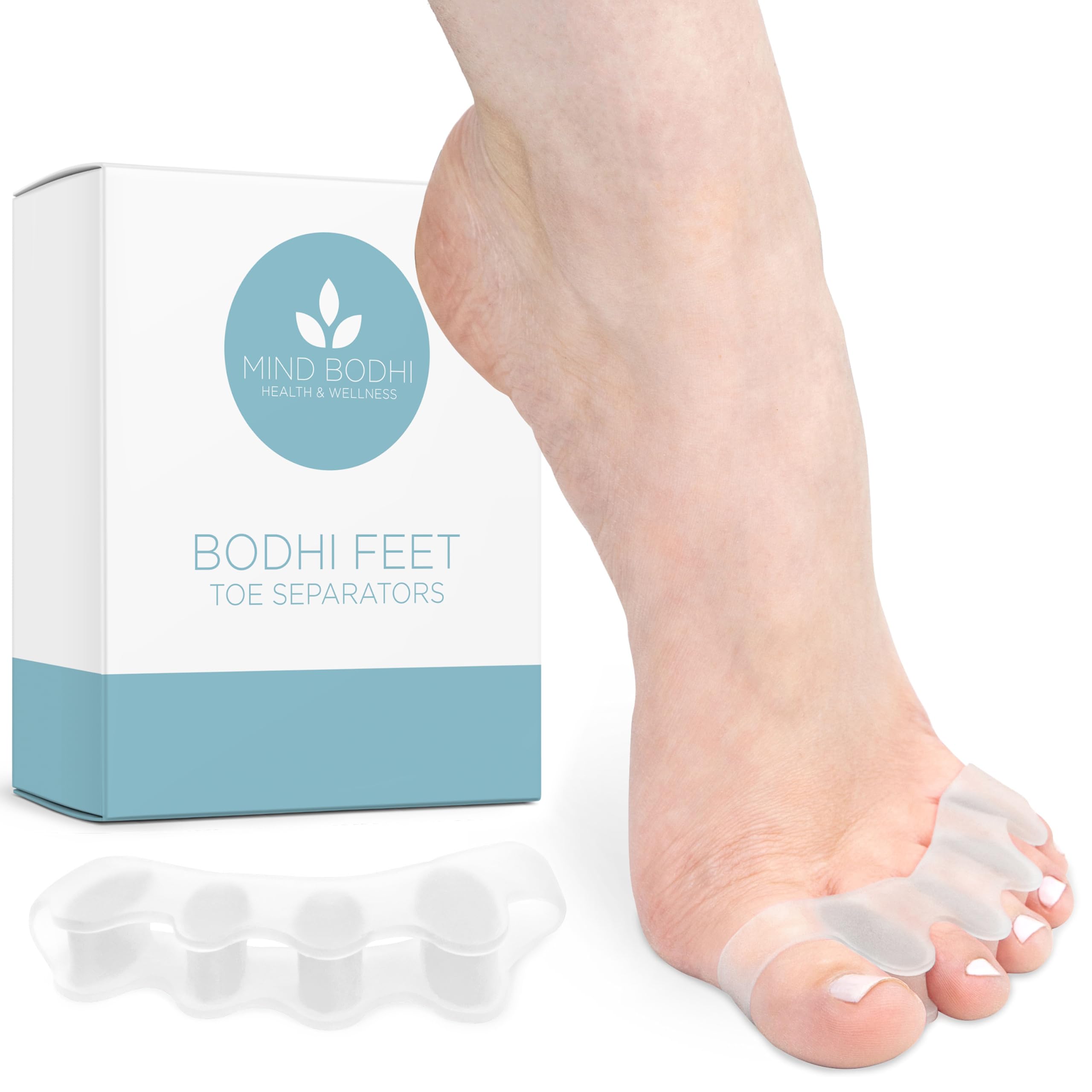 Buy now Mind Bodhi Toe Separators/Toe Spacers - For Men and Women - Regular Size â€“ Blue at indiglob india
