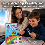 Wax Craft Sticks for Kids 300 PCS in 15 Colors, Mess-Free Sensory Craft