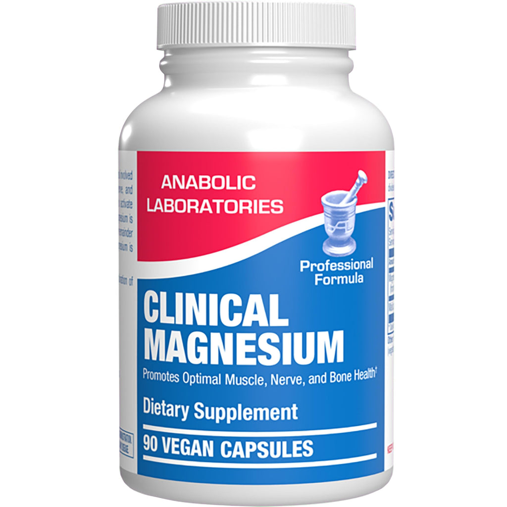 Triple Magnesium Complex 400 Mg - Clinical Formula Chelated Magnesium Supplement with Glycinate Malate and Citrate for Optimal Muscle Nerve Bone & Digestive Health Support - 1 Month Supply