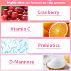 KFG Women's Probiotic, 100 Billion CFUs, 20 Strains, with Organic Prebiotics+Cranberry & D-Mannose, for Boost Immune, Digestive, Gut Health, Gluten Dairy & Soy Free, 100 Tablets.